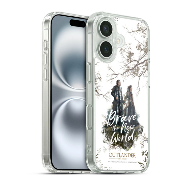 Outlander Composed Graphics Brave The New World Soft Gel Case for Apple iPhone 16 & MagSafe