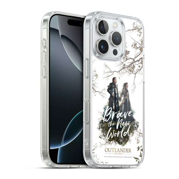 Outlander Composed Graphics Brave The New World Soft Gel Case for Apple iPhone 16 Pro & MagSafe