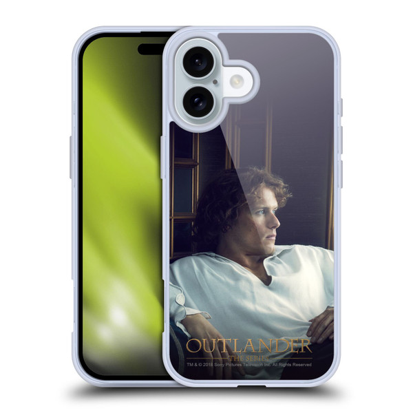 Outlander Characters Jamie White Shirt Soft Gel Case for Apple iPhone 16