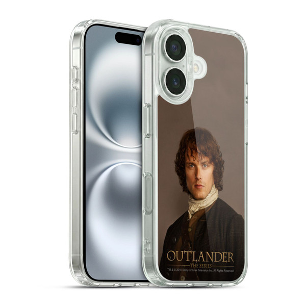 Outlander Characters Jamie Traditional Soft Gel Case for Apple iPhone 16 & MagSafe