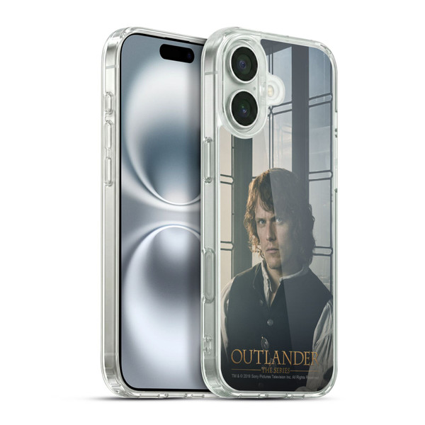 Outlander Characters Jamie Fraser Soft Gel Case for Apple iPhone 16 Plus & MagSafe
