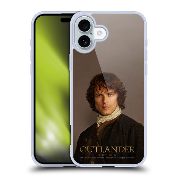 Outlander Characters Jamie Traditional Soft Gel Case for Apple iPhone 16 Plus