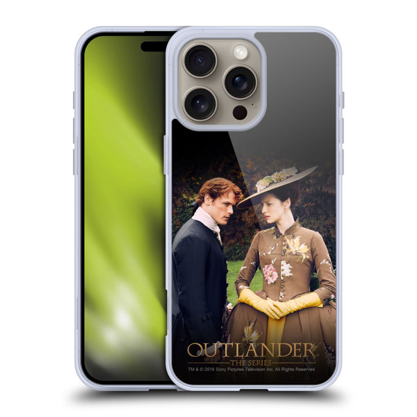 Outlander Characters Jamie And Claire Soft Gel Case for Apple iPhone 16 Pro Max