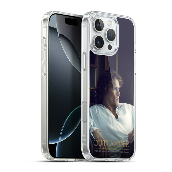 Outlander Characters Jamie White Shirt Soft Gel Case for Apple iPhone 16 Pro Max & MagSafe