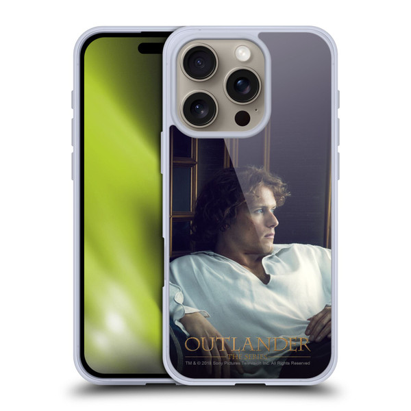 Outlander Characters Jamie White Shirt Soft Gel Case for Apple iPhone 16 Pro