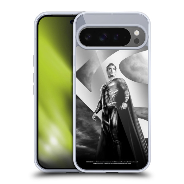 Zack Snyder's Justice League Snyder Cut Character Art Superman Soft Gel Case for Google Pixel 9 Pro XL