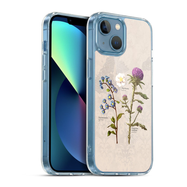 Outlander Graphics Flowers Soft Gel Case for Apple iPhone 13 Mini & MagSafe