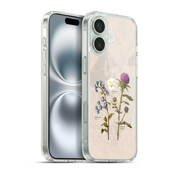 Outlander Graphics Flowers Soft Gel Case for Apple iPhone 16 Plus & MagSafe