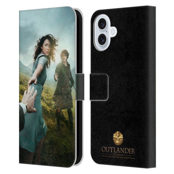 Outlander Key Art Season 1 Poster Leather Book Wallet Case Cover For Apple iPhone 16 Plus