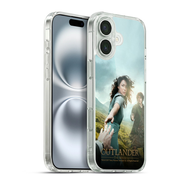 Outlander Key Art Season 1 Poster Soft Gel Case for Apple iPhone 16 Plus & MagSafe