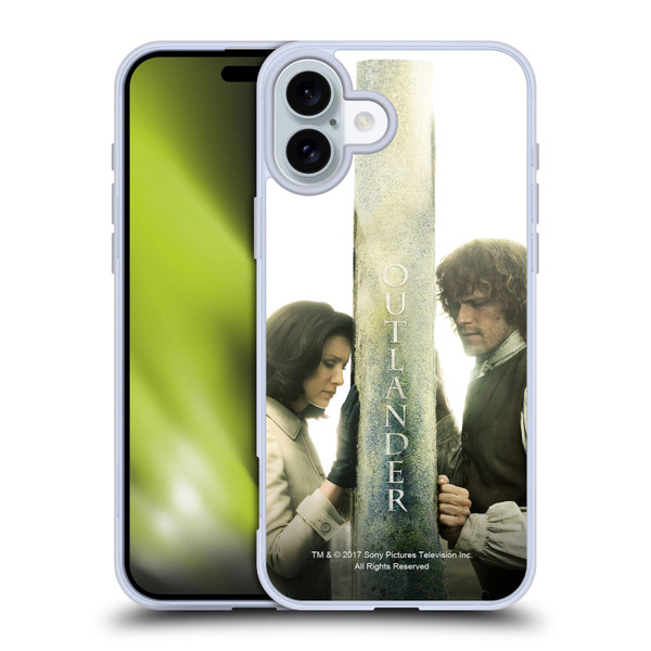 Outlander Key Art Season 3 Poster Soft Gel Case for Apple iPhone 16 Plus