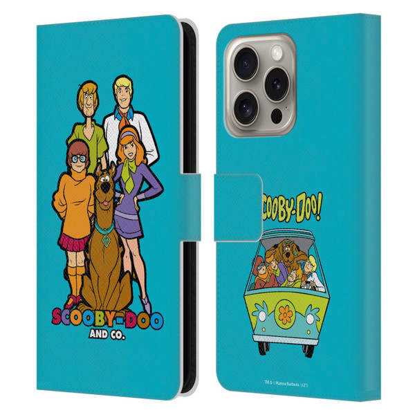 Scooby-Doo Mystery Inc. Scooby-Doo And Co. Leather Book Wallet Case Cover For Apple iPhone 16 Pro