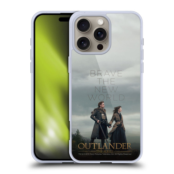 Outlander Season 4 Art Brave The New World Soft Gel Case for Apple iPhone 16 Pro Max