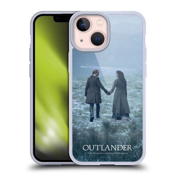 Outlander Season 6 Key Art Jamie And Claire Soft Gel Case for Apple iPhone 13 Mini