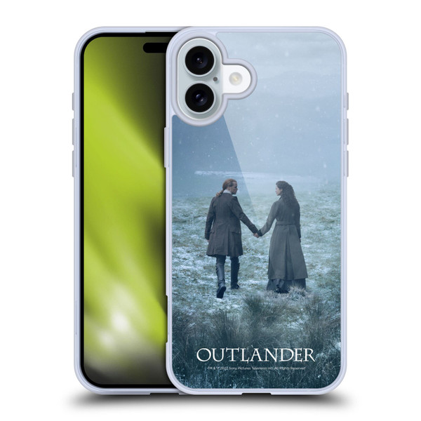 Outlander Season 6 Key Art Jamie And Claire Soft Gel Case for Apple iPhone 16 Plus