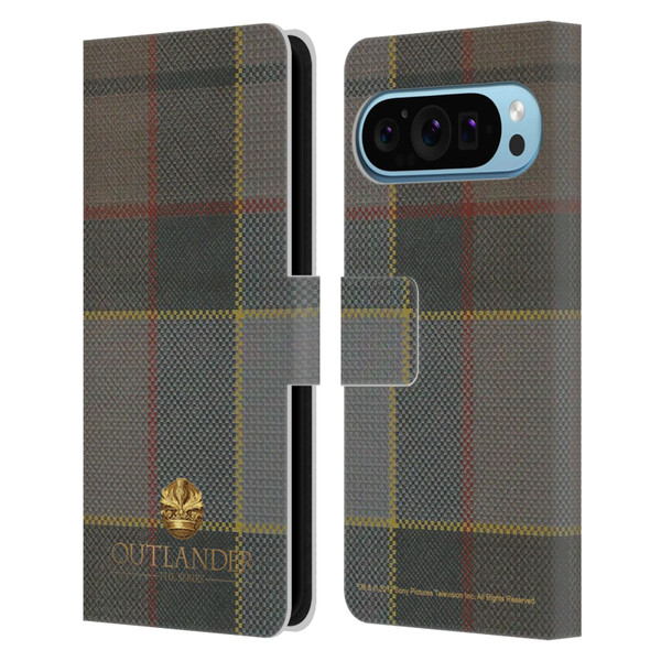 Outlander Tartans Fraser Leather Book Wallet Case Cover For Google Pixel 9 / Pixel 9 Pro