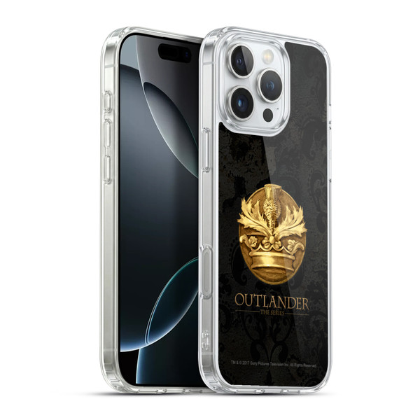 Outlander Seals And Icons Scotland Thistle Soft Gel Case for Apple iPhone 16 Pro Max & MagSafe