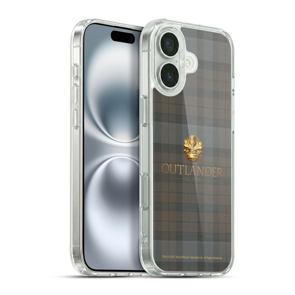 Outlander Tartans Plaid Soft Gel Case for Apple iPhone 16 Plus & MagSafe