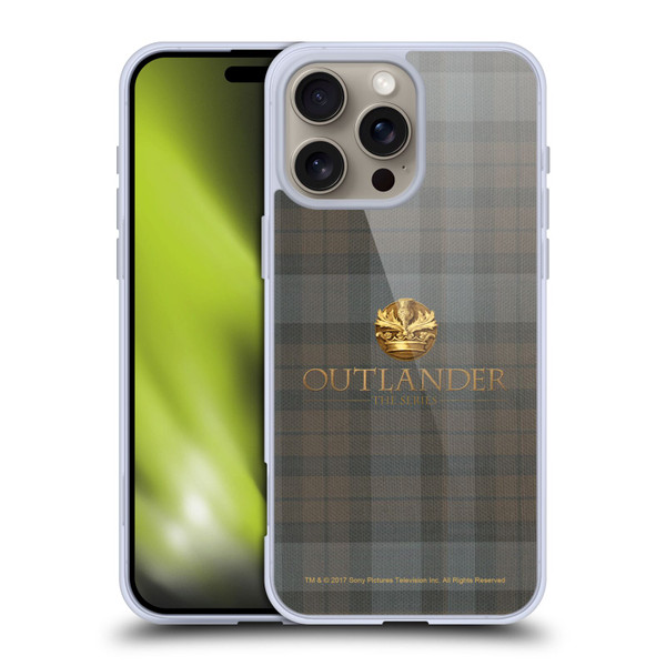 Outlander Tartans Plaid Soft Gel Case for Apple iPhone 16 Pro Max
