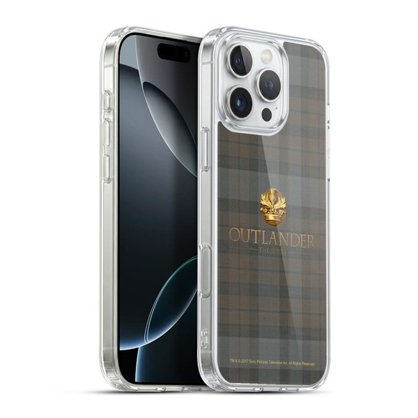 Outlander Tartans Plaid Soft Gel Case for Apple iPhone 16 Pro Max & MagSafe