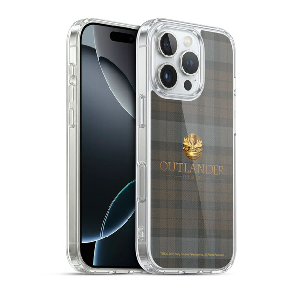 Outlander Tartans Plaid Soft Gel Case for Apple iPhone 16 Pro & MagSafe