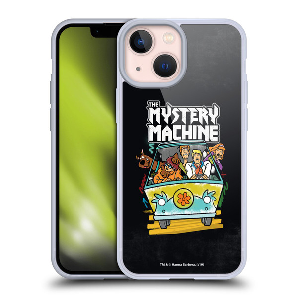 Scooby-Doo Mystery Inc. Grunge Mystery Machine Soft Gel Case for Apple iPhone 13 Mini