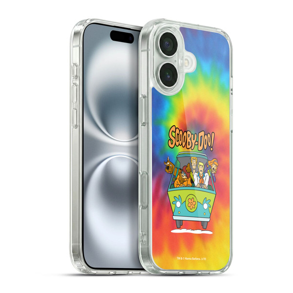 Scooby-Doo Mystery Inc. Tie Dye Soft Gel Case for Apple iPhone 16 Plus & MagSafe