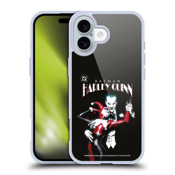 The Joker DC Comics Character Art Batman: Harley Quinn 1 Soft Gel Case for Apple iPhone 16
