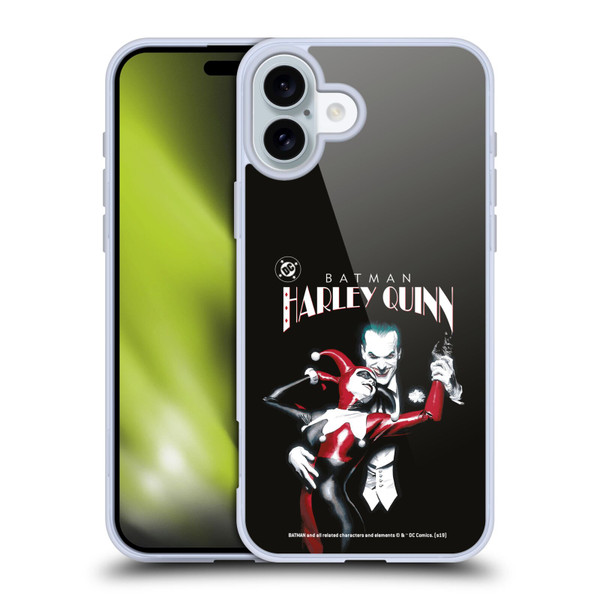 The Joker DC Comics Character Art Batman: Harley Quinn 1 Soft Gel Case for Apple iPhone 16 Plus