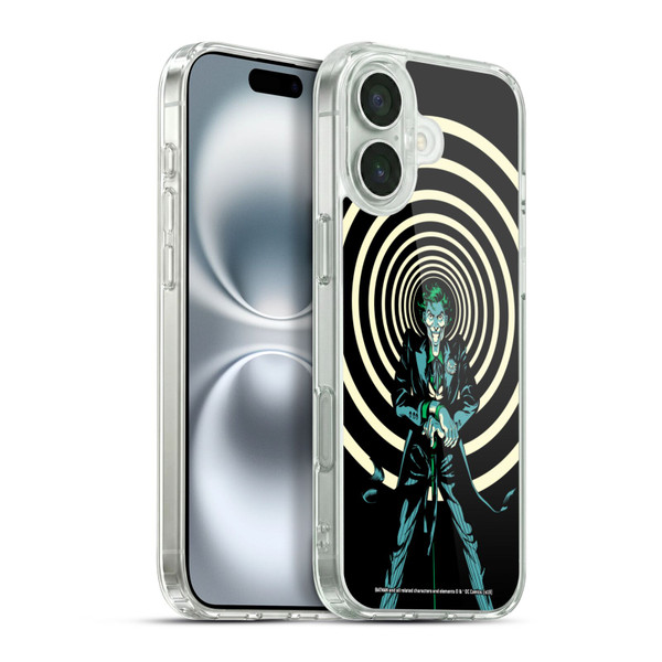 The Joker DC Comics Character Art Grin Soft Gel Case for Apple iPhone 16 Plus & MagSafe