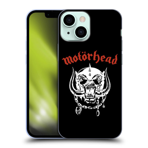 Motorhead Album Covers 1977 Soft Gel Case for Apple iPhone 13 Mini