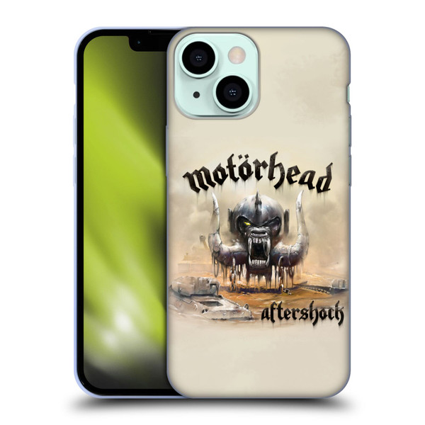 Motorhead Album Covers Aftershock Soft Gel Case for Apple iPhone 13 Mini