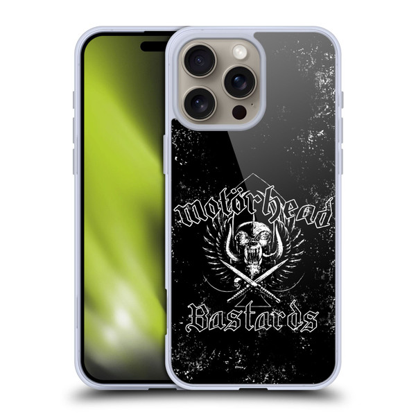 Motorhead Album Covers Bastards Soft Gel Case for Apple iPhone 16 Pro Max