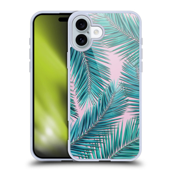 Mark Ashkenazi Banana Life Palm Tree Soft Gel Case for Apple iPhone 16 Plus