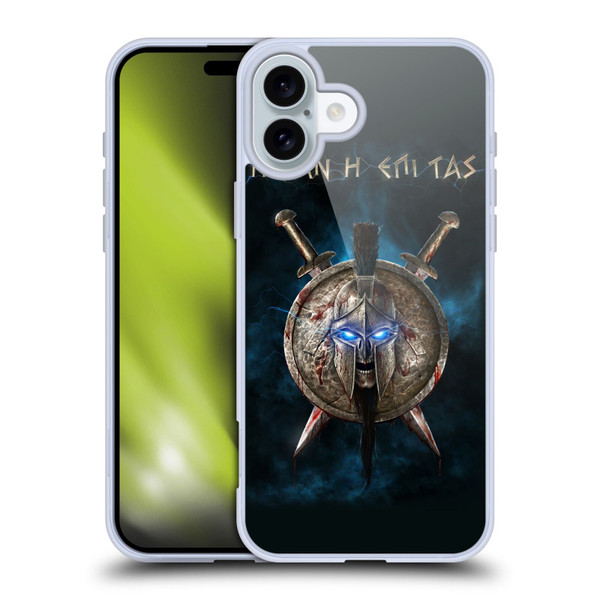 Christos Karapanos Horror 2 Spartan Soft Gel Case for Apple iPhone 16 Plus
