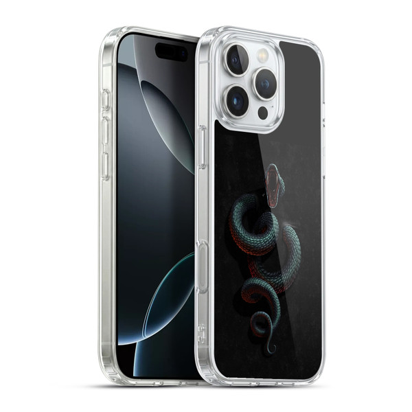 Christos Karapanos Horror 2 Serpent Within Soft Gel Case for Apple iPhone 16 Pro Max & MagSafe