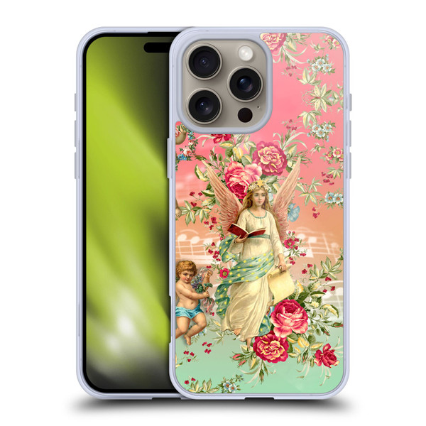 Mark Ashkenazi Florals Angels Soft Gel Case for Apple iPhone 16 Pro Max