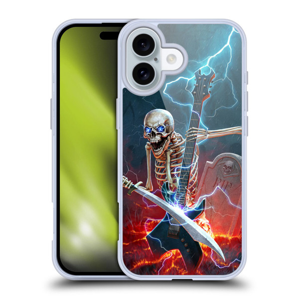 Christos Karapanos Key Art Metal Skeleton Soft Gel Case for Apple iPhone 16