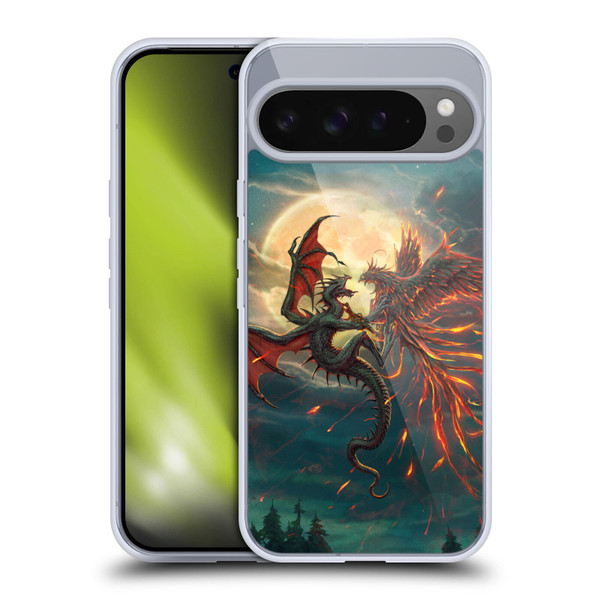 Christos Karapanos Key Art Against Soft Gel Case for Google Pixel 9 Pro XL
