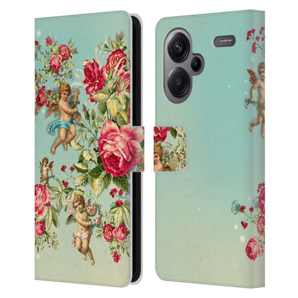 Mark Ashkenazi Florals Roses Leather Book Wallet Case Cover For Xiaomi Redmi Note 13 Pro Plus 5G