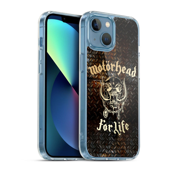 Motorhead Key Art For Life Soft Gel Case for Apple iPhone 13 Mini & MagSafe