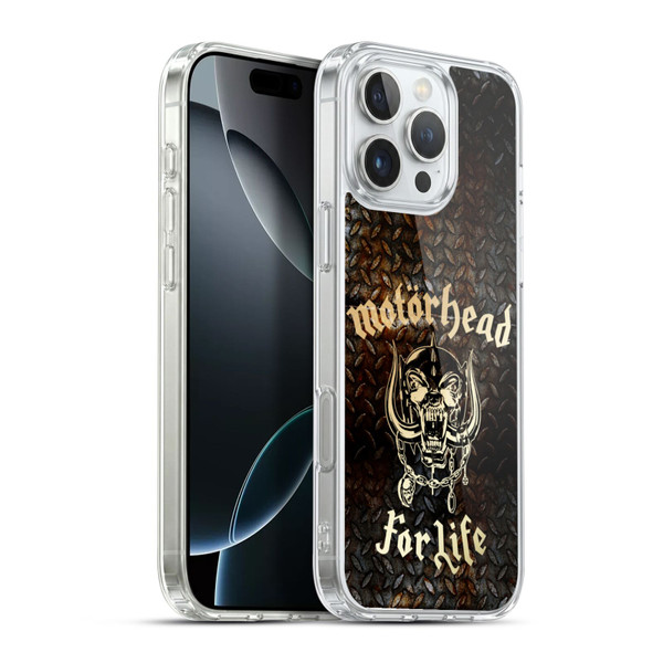 Motorhead Key Art For Life Soft Gel Case for Apple iPhone 16 Pro Max & MagSafe