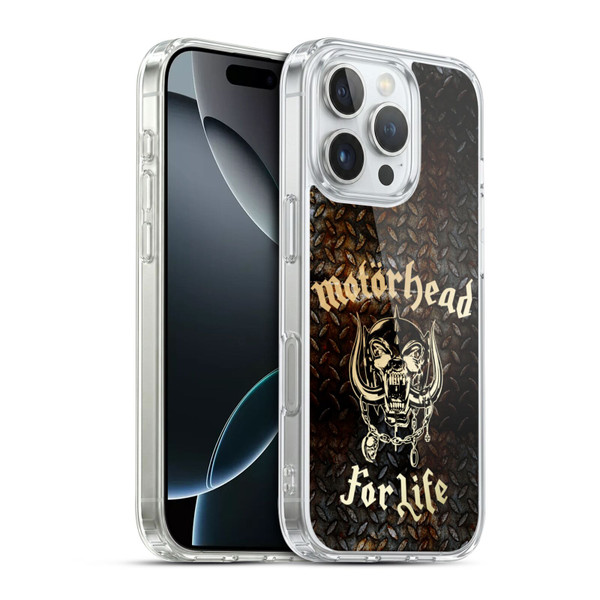 Motorhead Key Art For Life Soft Gel Case for Apple iPhone 16 Pro & MagSafe