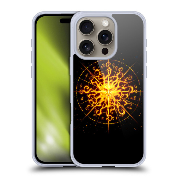 Christos Karapanos Mythical Art Helios Soft Gel Case for Apple iPhone 16 Pro