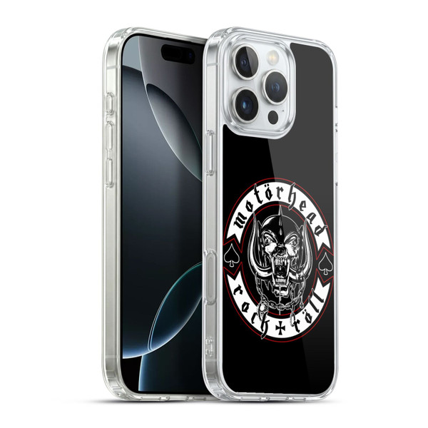 Motorhead Logo Rock & Roll Soft Gel Case for Apple iPhone 16 Pro Max & MagSafe