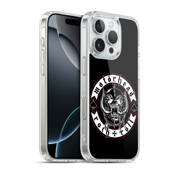 Motorhead Logo Rock & Roll Soft Gel Case for Apple iPhone 16 Pro & MagSafe