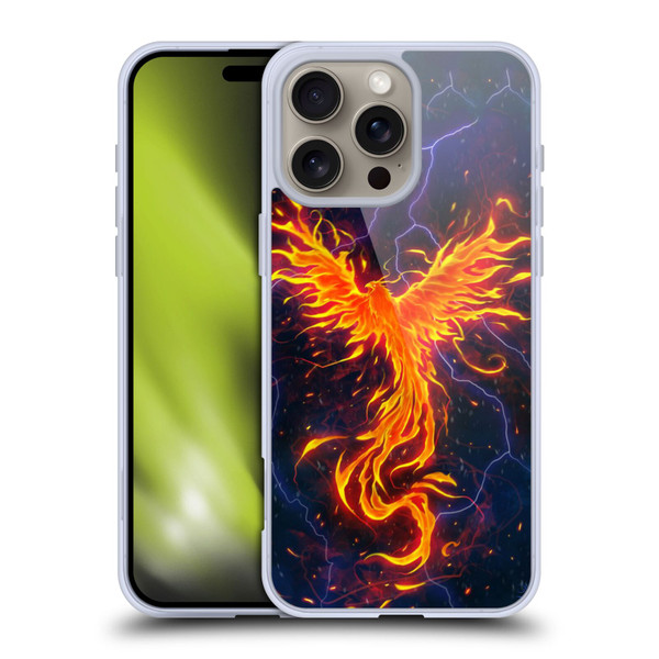 Christos Karapanos Phoenix 3 Rage Soft Gel Case for Apple iPhone 16 Pro Max