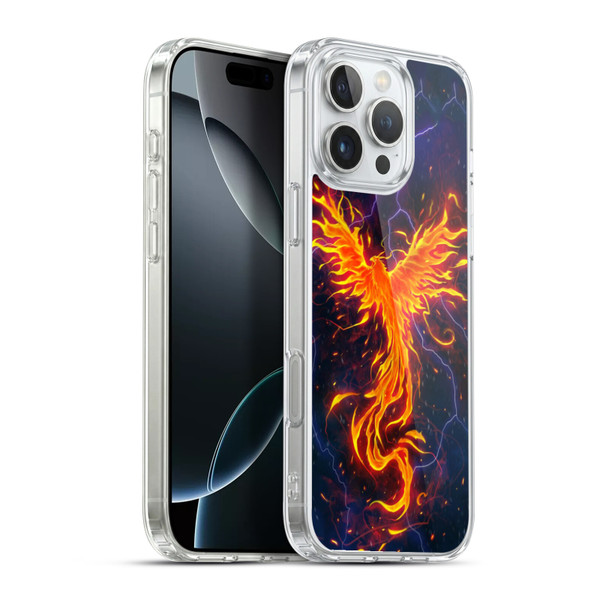 Christos Karapanos Phoenix 3 Rage Soft Gel Case for Apple iPhone 16 Pro Max & MagSafe