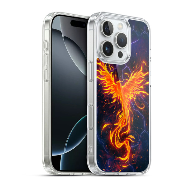 Christos Karapanos Phoenix 3 Rage Soft Gel Case for Apple iPhone 16 Pro & MagSafe