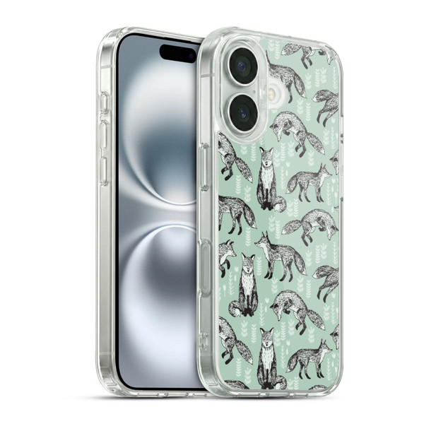 Andrea Lauren Design Animals Fox Soft Gel Case for Apple iPhone 16 & MagSafe